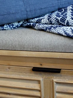 Vintage Sitzbank Lilly Garderobenbank Landhaus mit Stauraum-Chic Antique