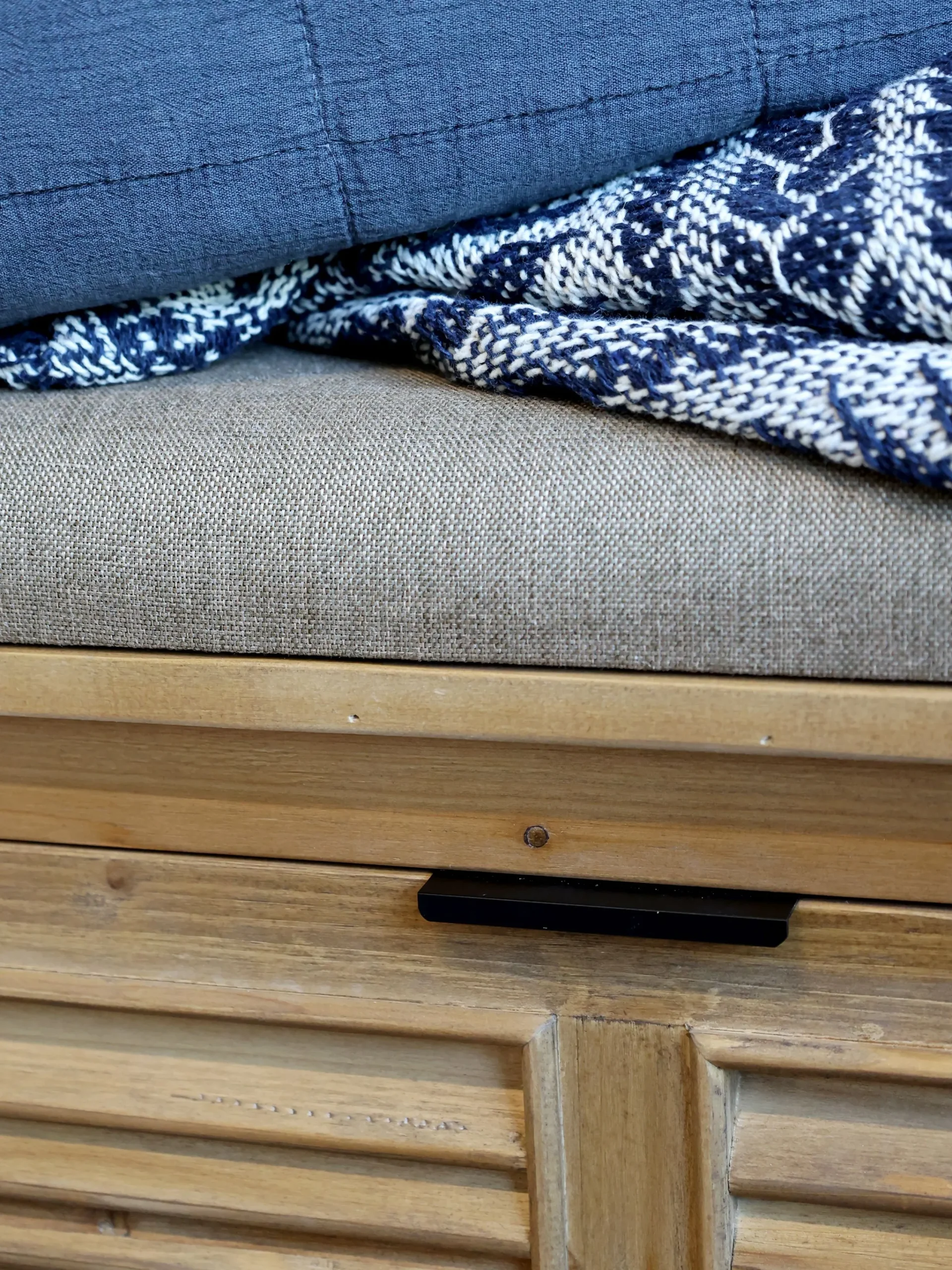 Vintage Sitzbank Lilly Garderobenbank Landhaus mit Stauraum-Chic Antique