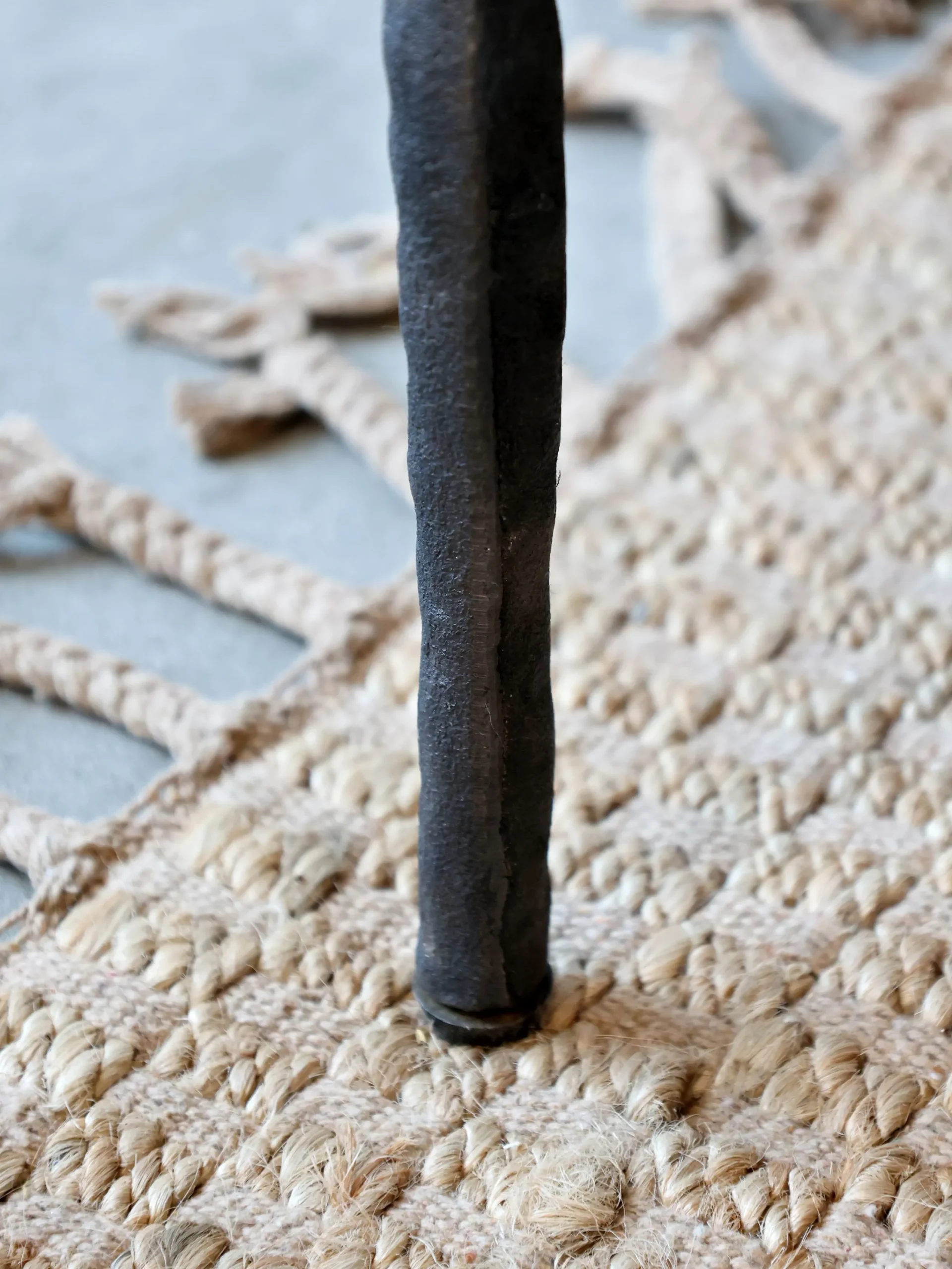 Vintage Vitrine Sideboard Antoine Holz Metall gerippte Front-Chic Antique Discount