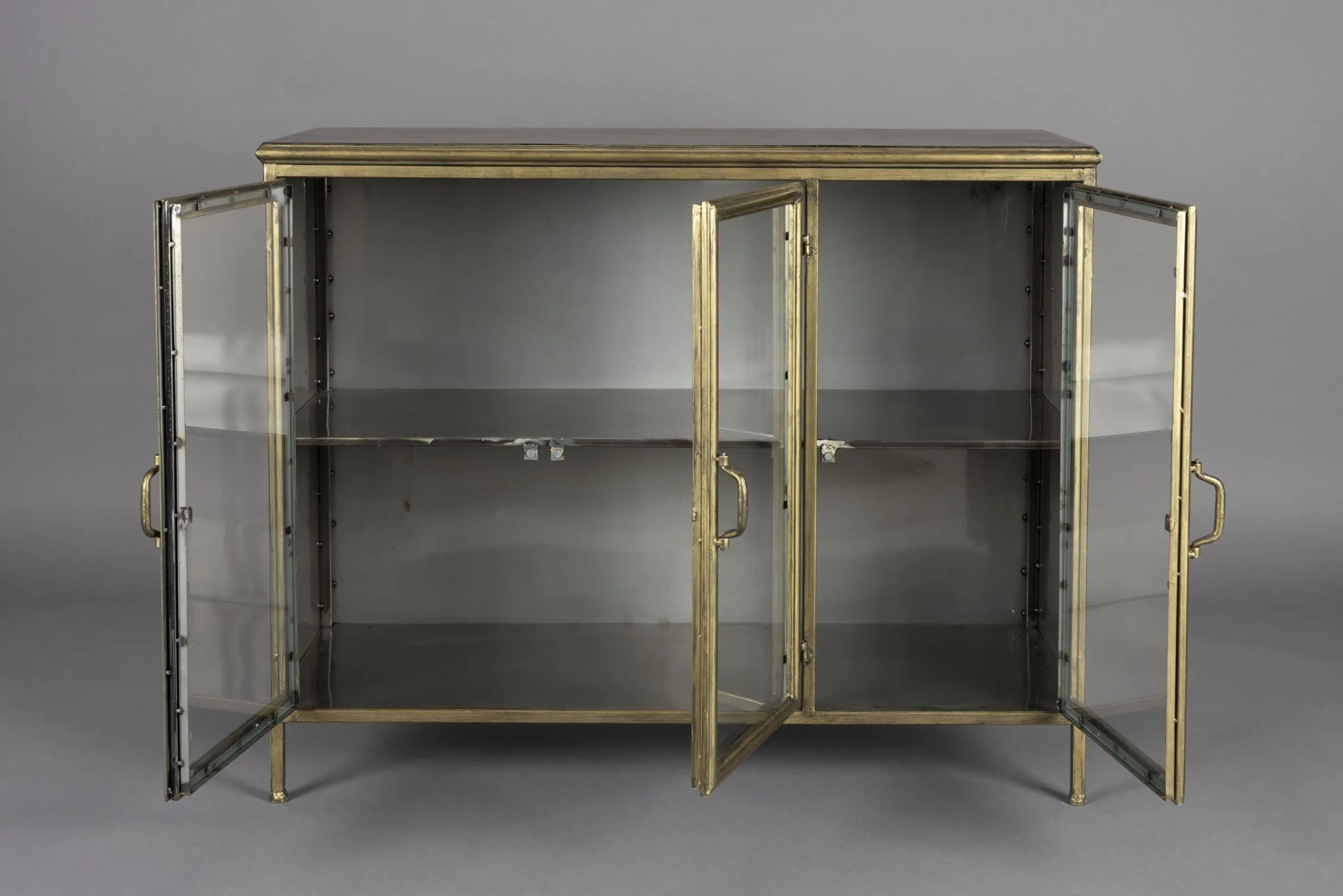 Vintage Vitrine Sideboard Gertlush Antik-Messing Metall-DutchBone Discount