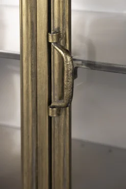 Vintage Vitrine Sideboard Gertlush Antik-Messing Metall-DutchBone Discount