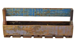 Vintage Wandregal Glashalter Küche Bad Bunt-Raw Materials Discount