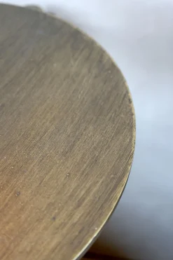 Vintage Wandtisch Nachtisch Antik-Gold Metall Schwenkbar Klein-Chic Antique Sale