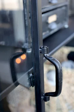 Vitrine Küchenschrank Industrial Factory Geschirrschrank Metall Vintage 3türig-Chic Antique Outlet