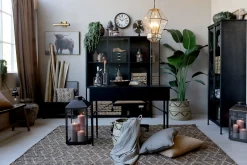 Vitrine Küchenschrank Industrial Factory Geschirrschrank Metall Vintage 3türig-Chic Antique Outlet