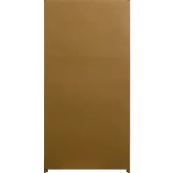 Vitrine Metallschrank Exhibit XL 2-türig Industrial Honiggelb 200-BePureHome New