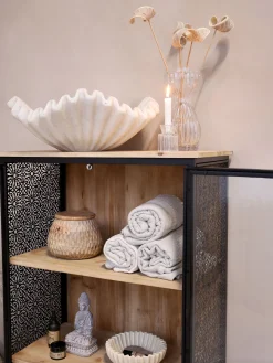 Vitrine Vence Industrial Ornament Metall Holz Glas-Chic Antique Discount