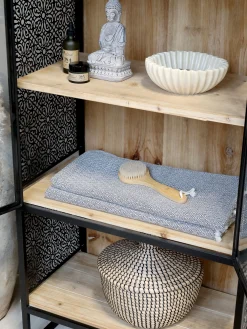 Vitrine Vence Industrial Ornament Metall Holz Glas-Chic Antique Discount