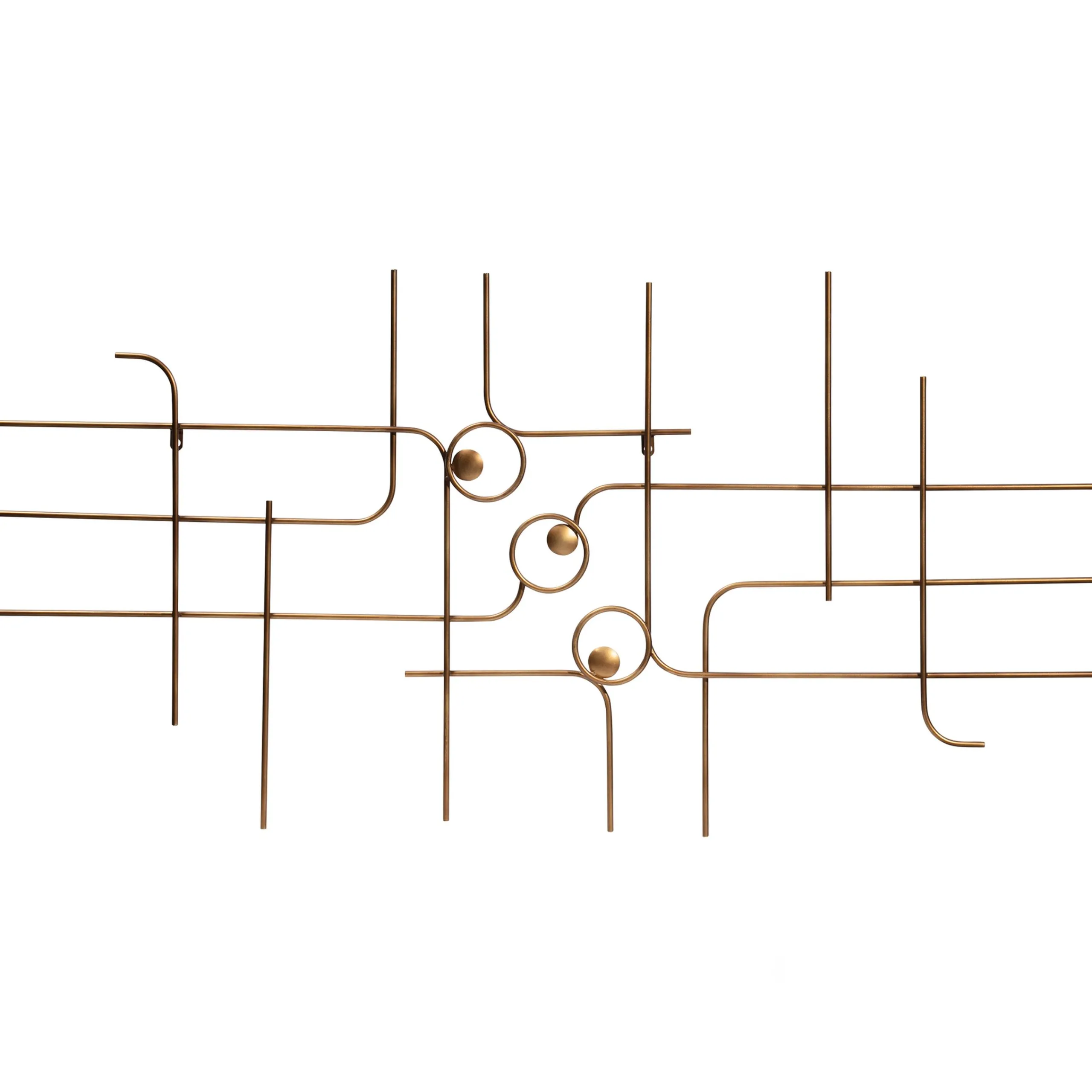 Wanddekoration Designobjekt Symphony Metall Gold 140/70-BePureHome Best