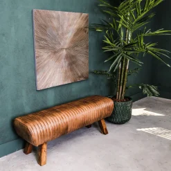 Wandpaneel Wandbild Brown Pattern Wanddekoration XL-PTMD Hot