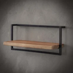 Wandregal Baumkante Edge Metall 30/65-Vintagehaus Outlet