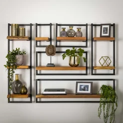 Wandregal Baumkante Edge Metall 30/20-Vintagehaus Sale