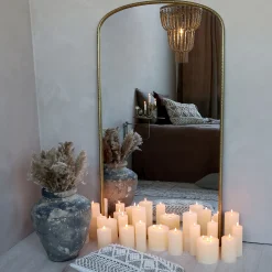 Wandspiegel Garderobenspiegel Romance Pearl 170/90 Gold-Chic Antique Hot