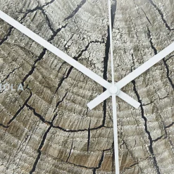 Wanduhr Woodstock Structure Holzoptik 40cm-Freudenhaus Accessoires