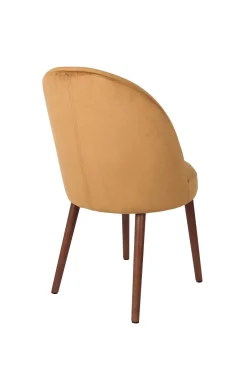 Retro Esszimmerstuhl Barbara Samt Camel-Zuiver Clearance
