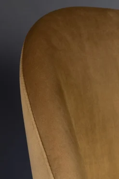 Retro Esszimmerstuhl Barbara Samt Camel-Zuiver Clearance